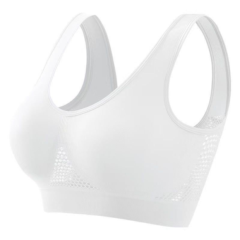Mesh-lined Breathable Sports Bra