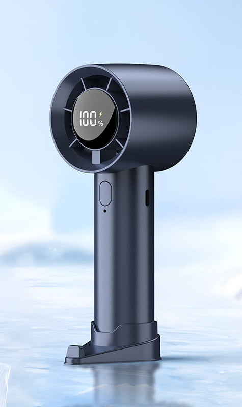 Handheld Digital Display Portable Fan
