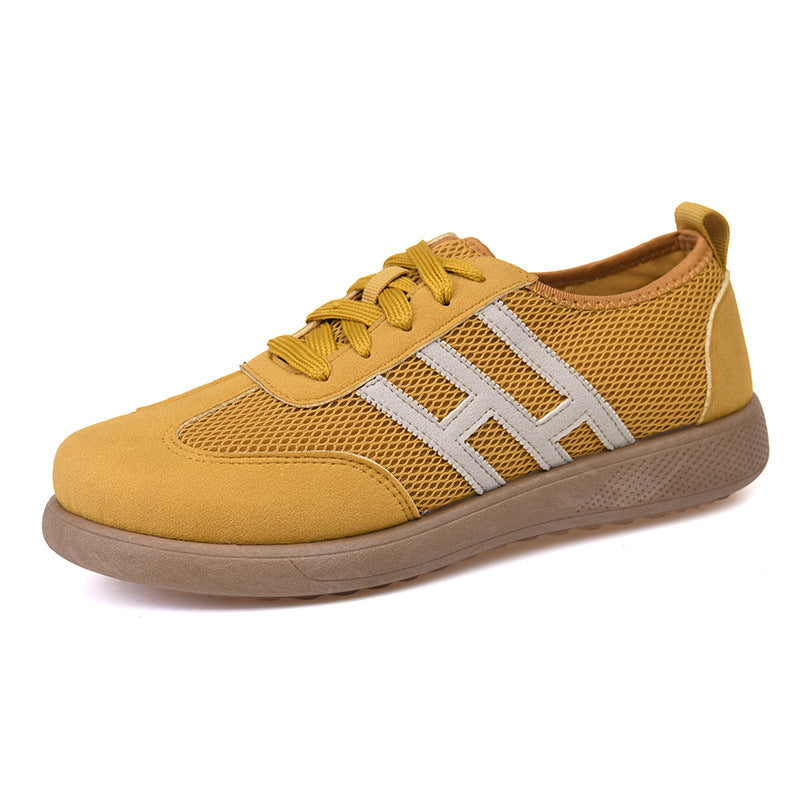 Breathable Mesh Soft-Soled Women's Cloth Shoes