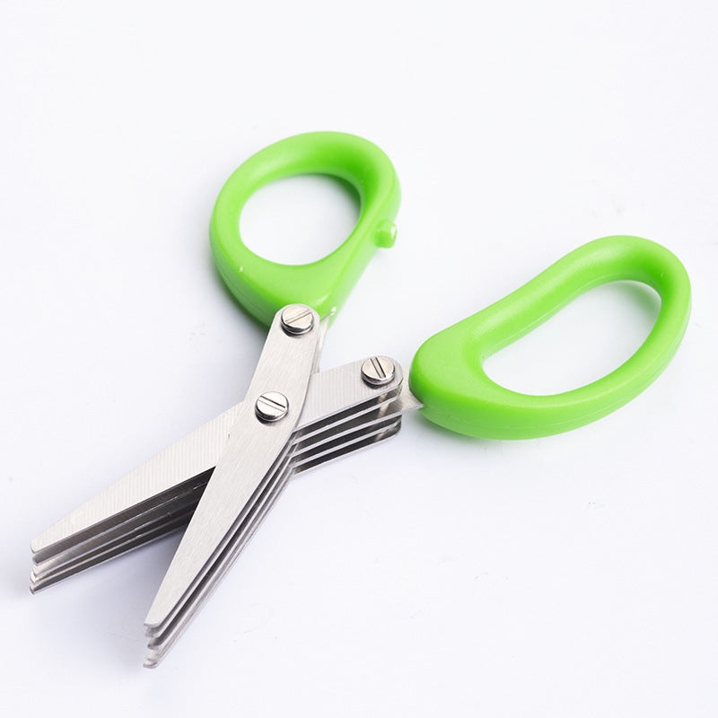 Multi-functional Multi-layer Scallion Scissors