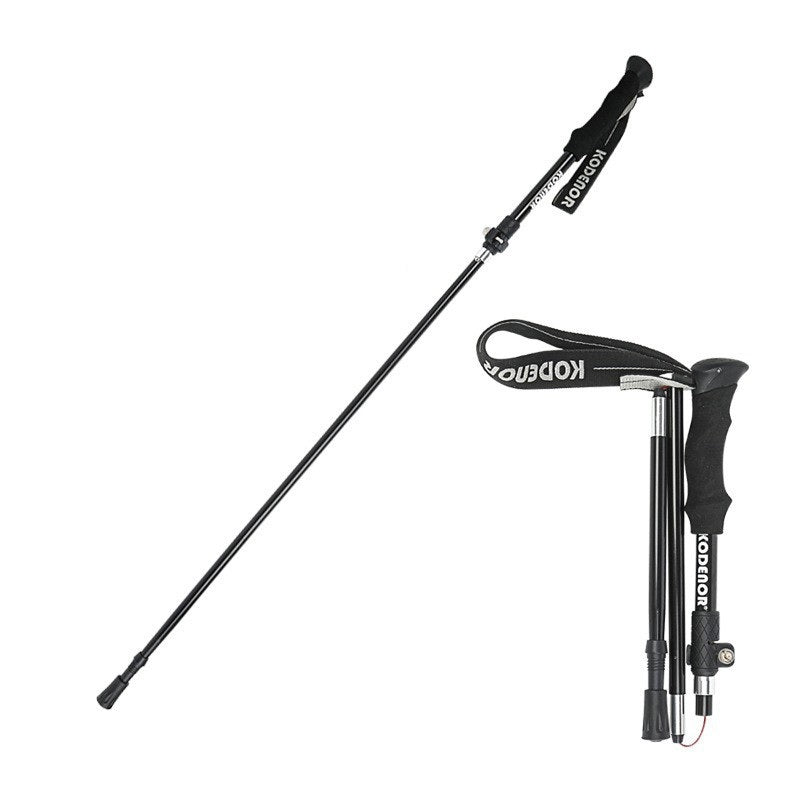 # Five-Section Folding Aluminum Alloy Hiking Poles