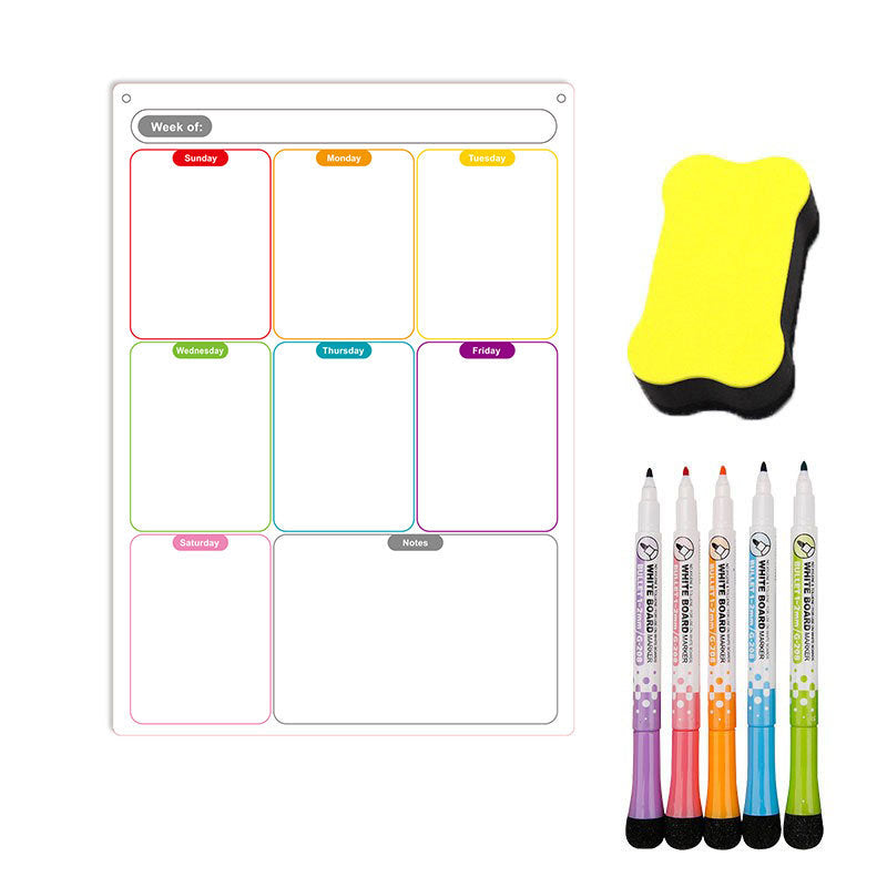 # Magnetic Erasable Calendar/Planner Set for Refrigerator