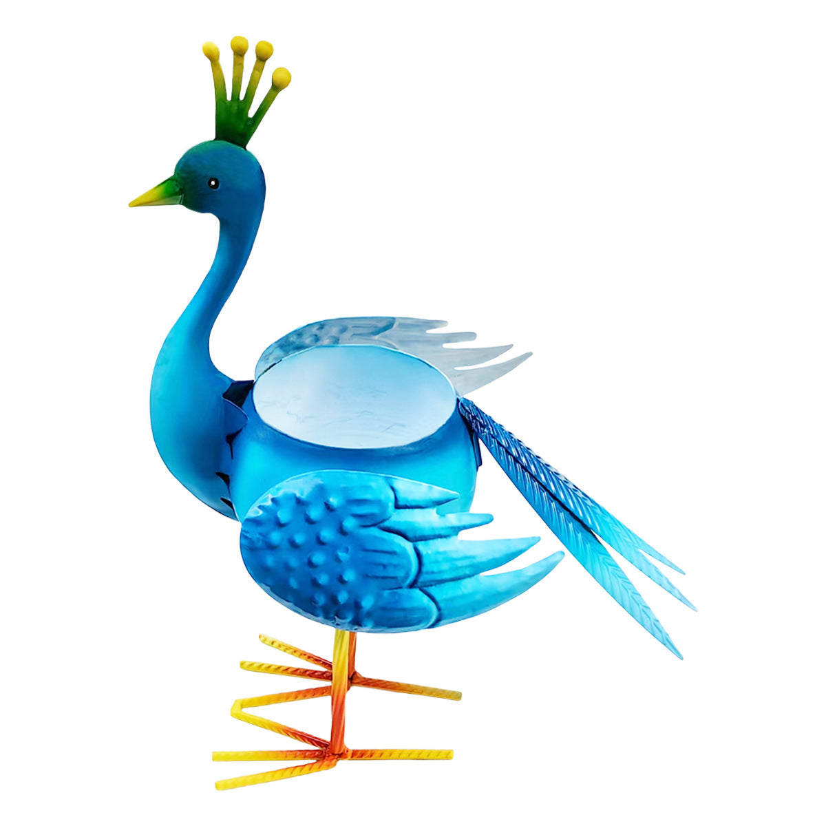 # Wrought Iron Peacock Floor Decoration