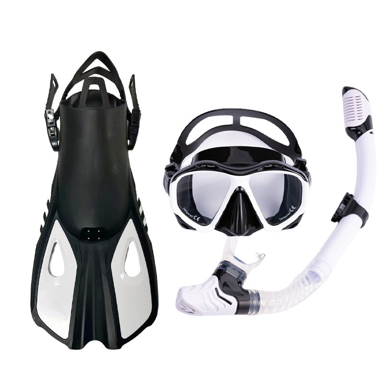 # Fully Dry Snorkeling Kit with Mask, Snorkel, and Fins