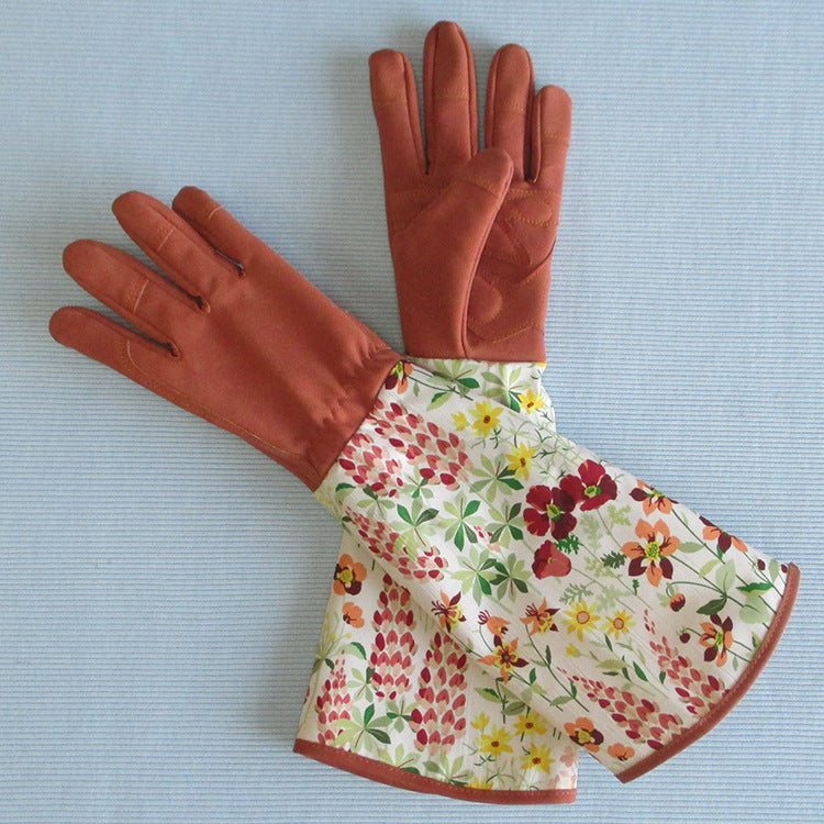 # Long-Sleeve, Puncture-Proof Gardening Gloves