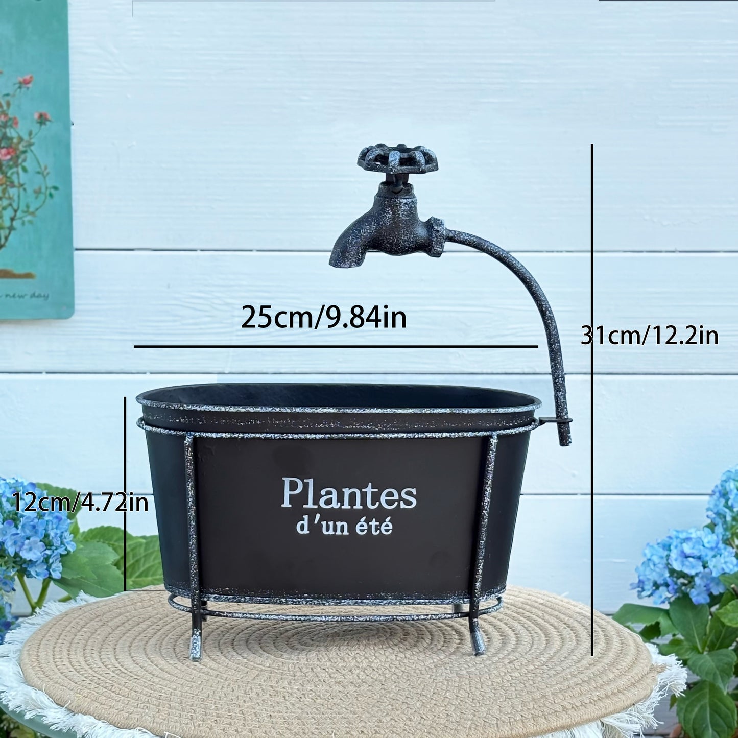 # Faucet-Shaped Gardening Pot