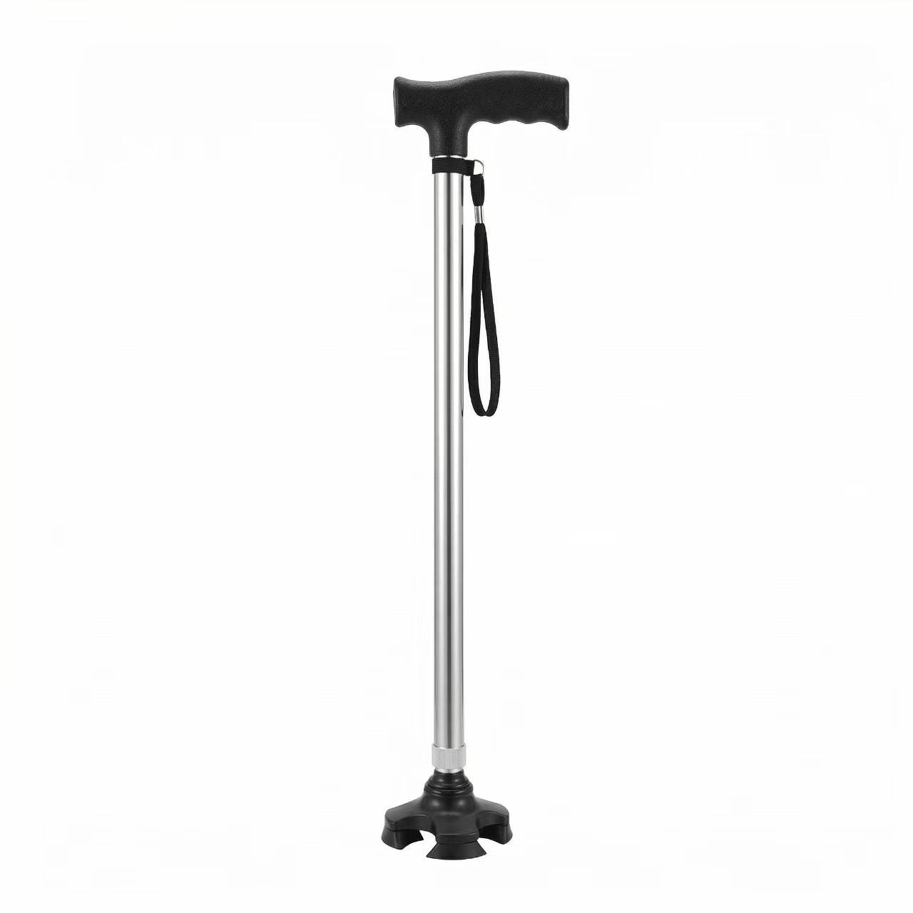 # Aluminum Alloy Telescopic Anti-Slip Four-Legged Walking Stick