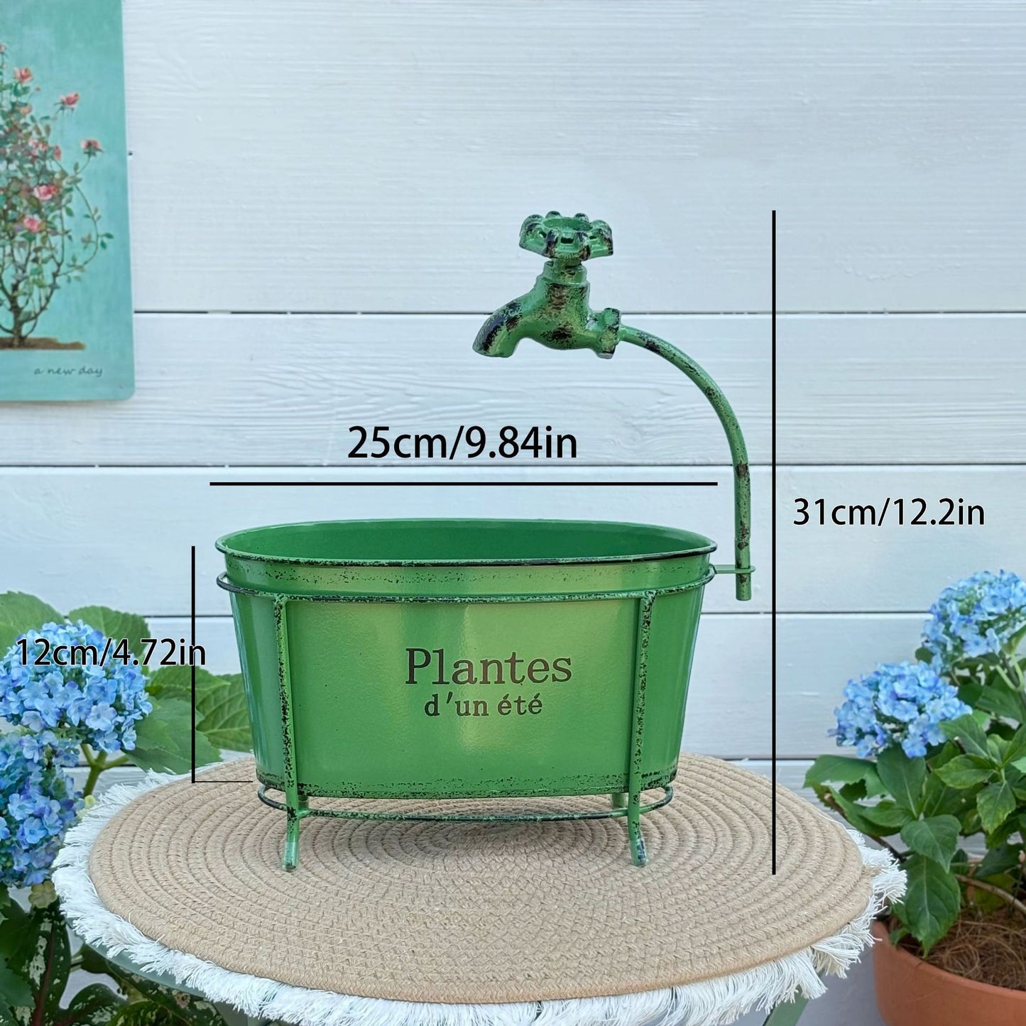 # Faucet-Shaped Gardening Pot