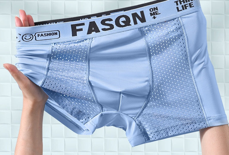 # Ice Silk Mesh Mid-Rise Men's Boxer Briefs