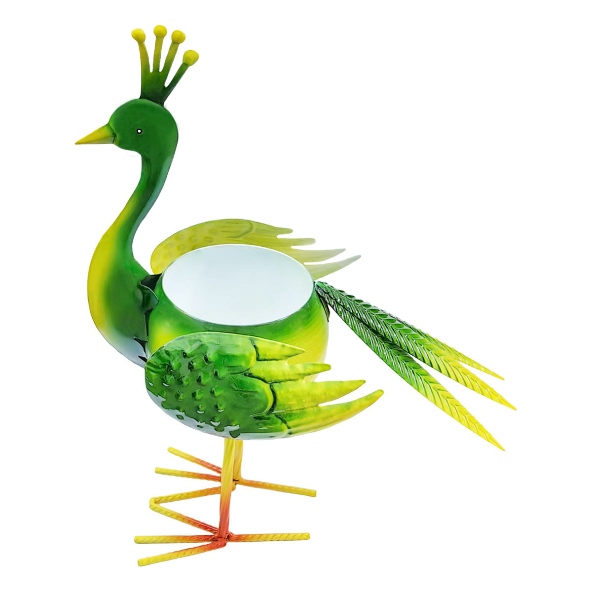 # Wrought Iron Peacock Floor Decoration