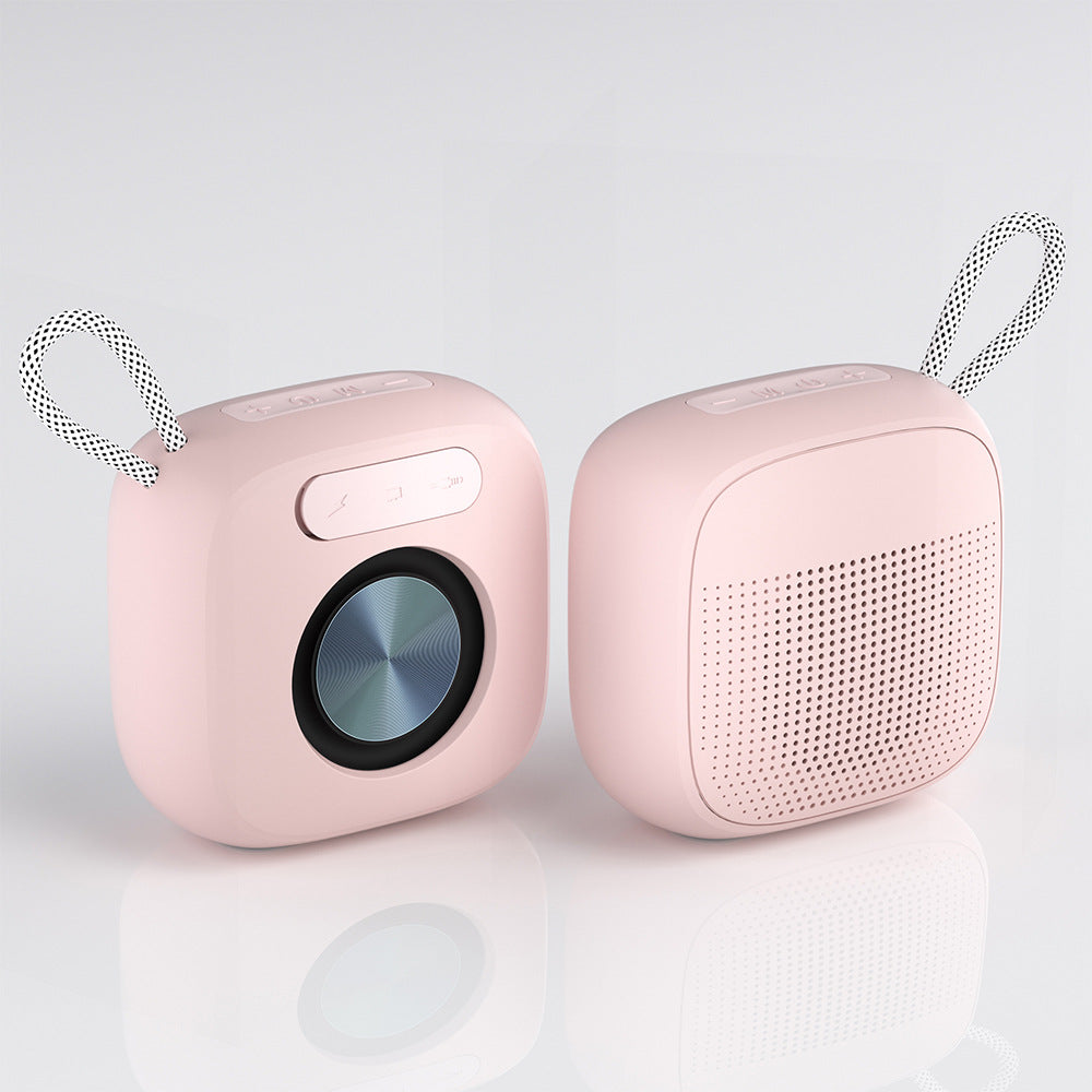 Portable Bluetooth Speaker with High-Fidelity Bass and Lyrics Display