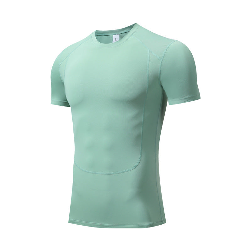 # Men's Tight-Fitting Quick-Drying Fitness Training T-Shirt