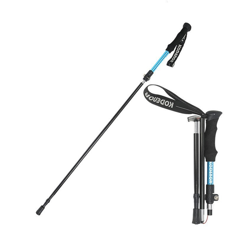 # Five-Section Folding Aluminum Alloy Hiking Poles