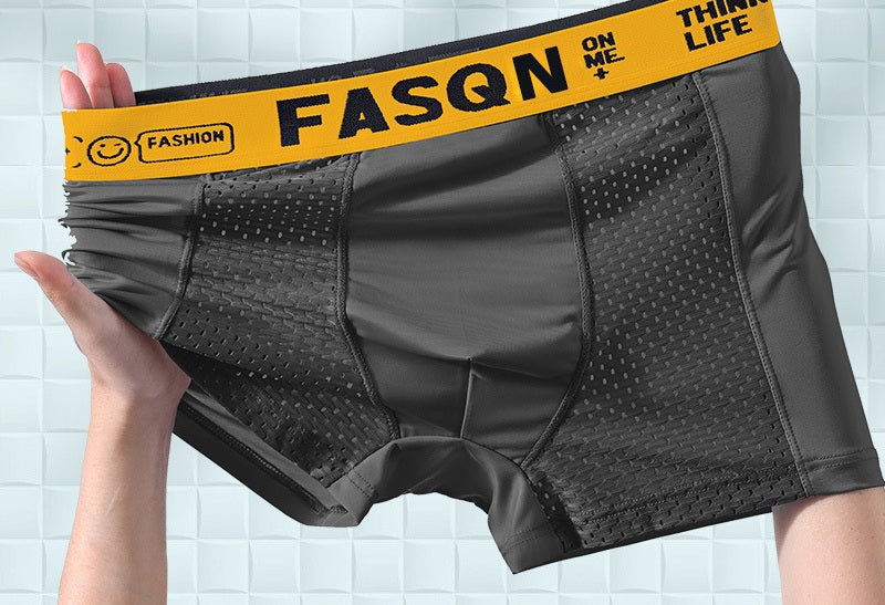 # Ice Silk Mesh Mid-Rise Men's Boxer Briefs