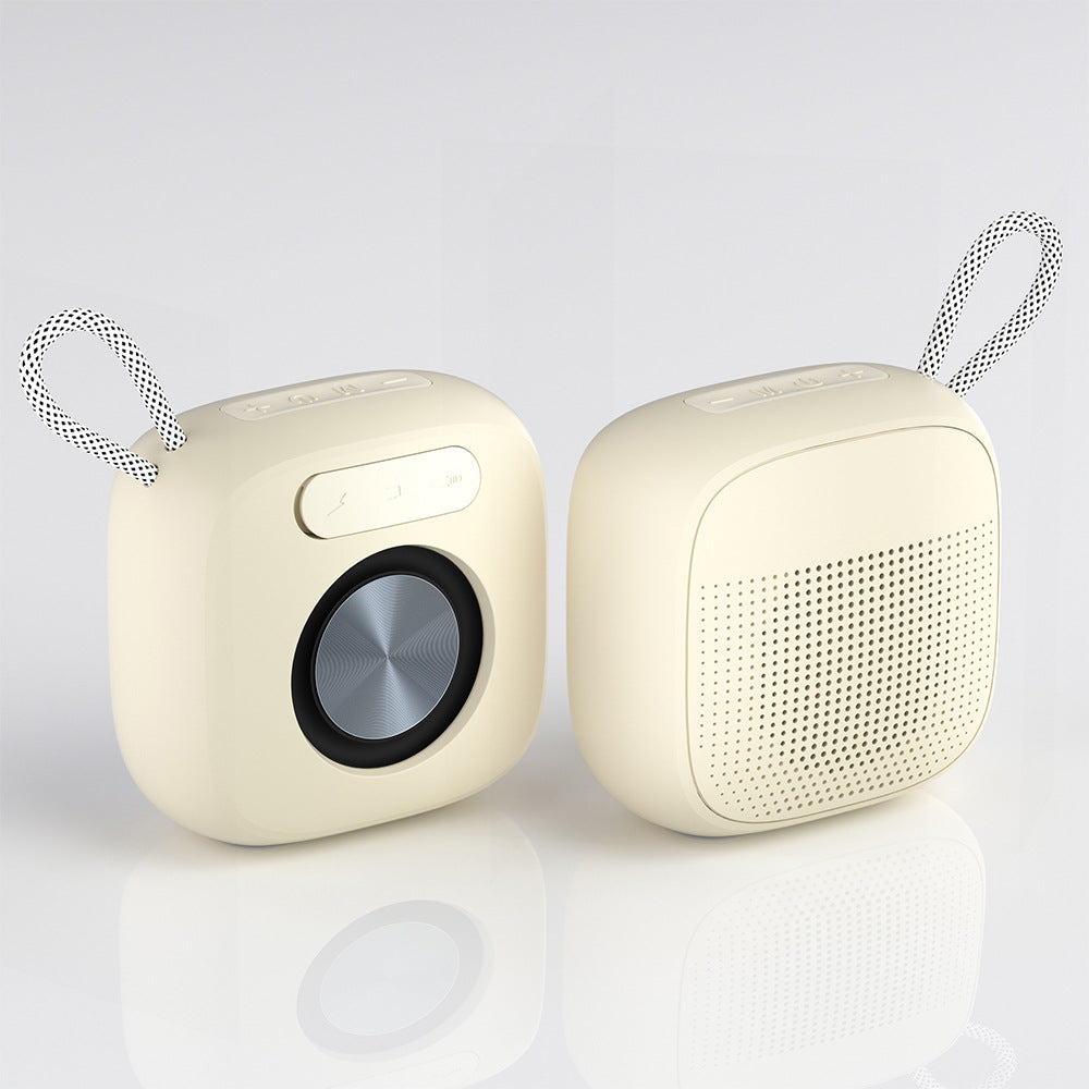 Portable Bluetooth Speaker with High-Fidelity Bass and Lyrics Display