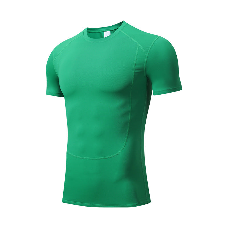# Men's Tight-Fitting Quick-Drying Fitness Training T-Shirt