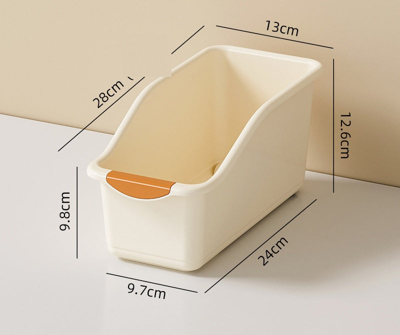 Vertical Slanted Opening Storage Basket