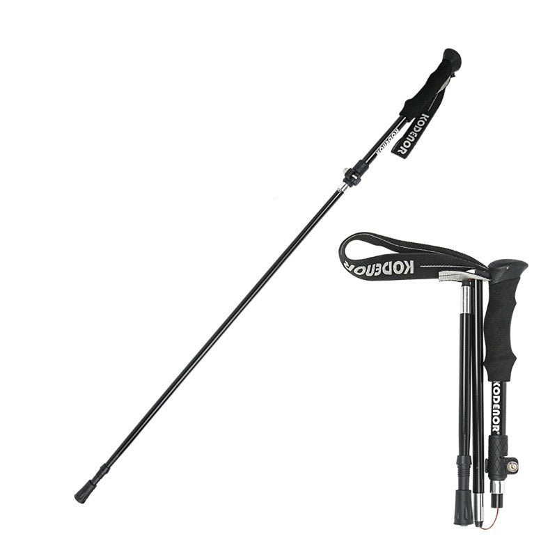 # Five-Section Folding Aluminum Alloy Hiking Poles