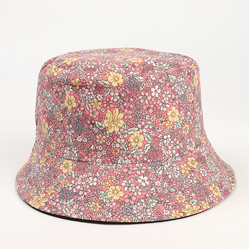 # Floral Print Reversible Bucket Hat