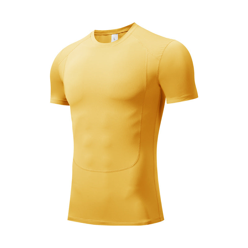 # Men's Tight-Fitting Quick-Drying Fitness Training T-Shirt