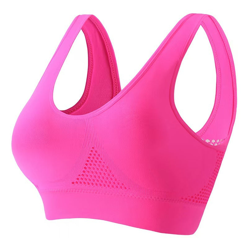 Mesh-lined Breathable Sports Bra