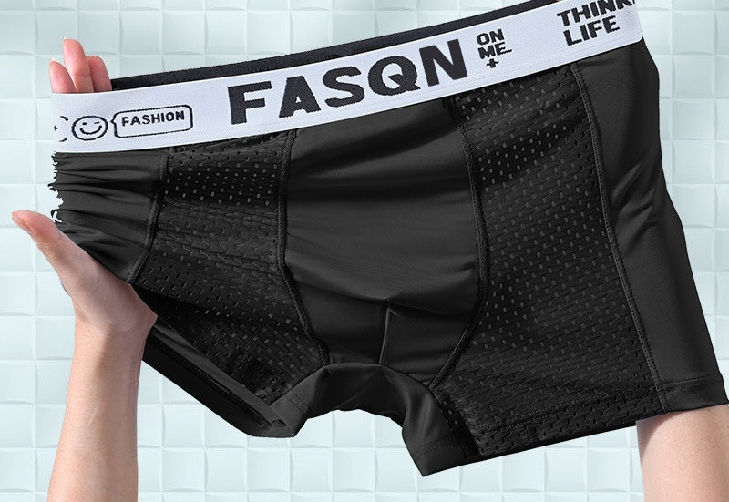 # Ice Silk Mesh Mid-Rise Men's Boxer Briefs