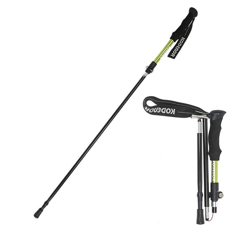 # Five-Section Folding Aluminum Alloy Hiking Poles