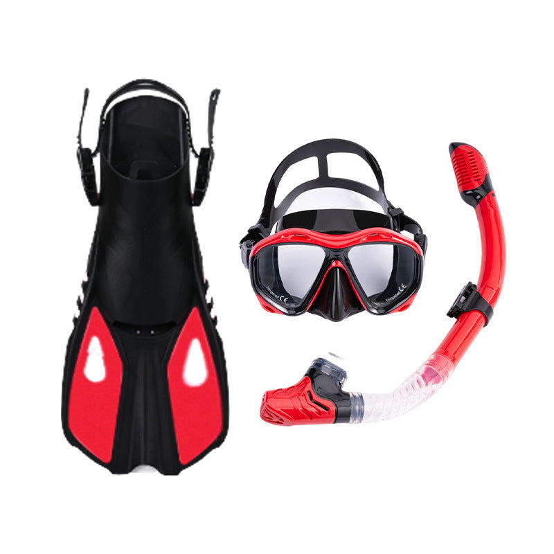 # Fully Dry Snorkeling Kit with Mask, Snorkel, and Fins