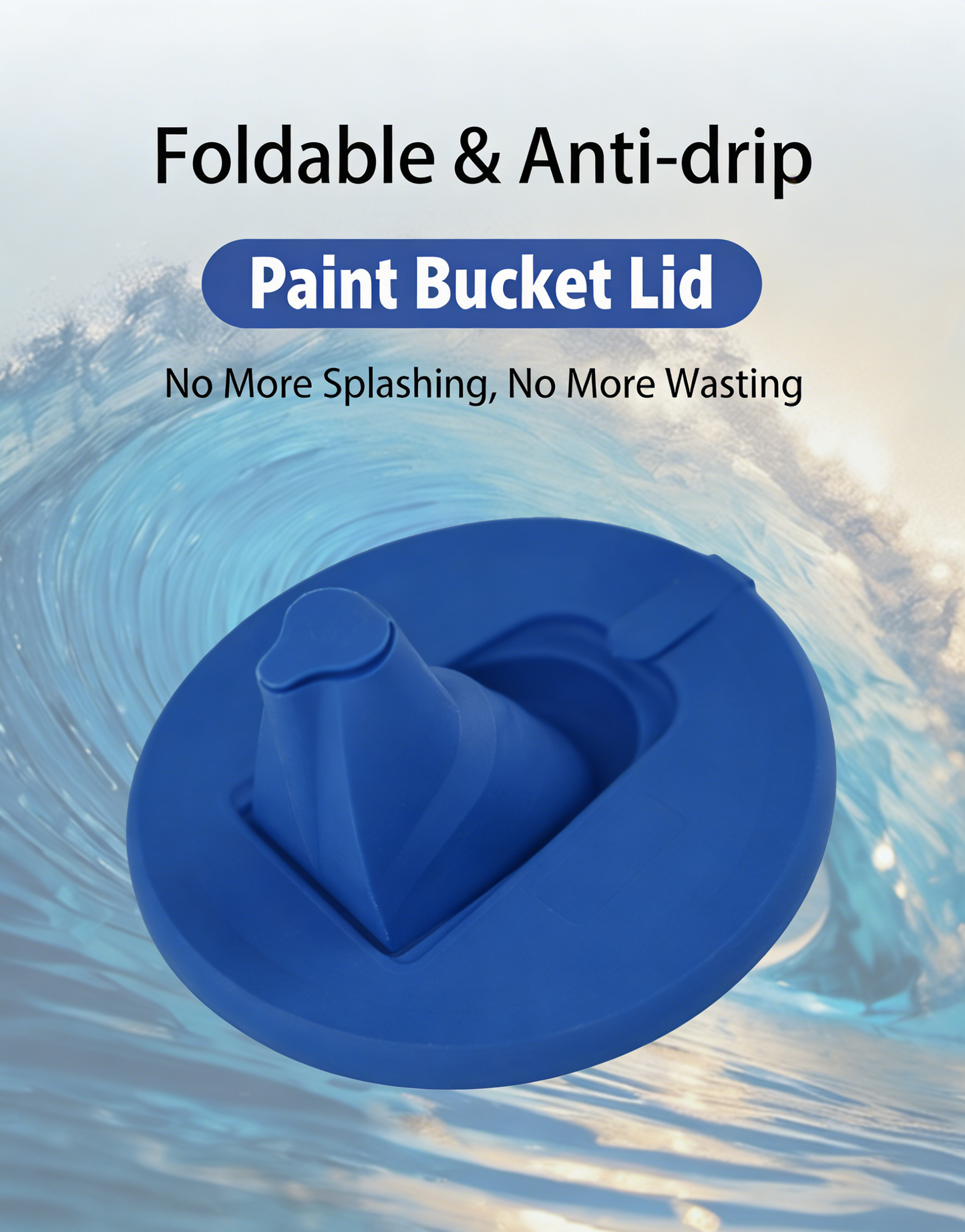 Multifunctional Foldable Paint Bucket Lid