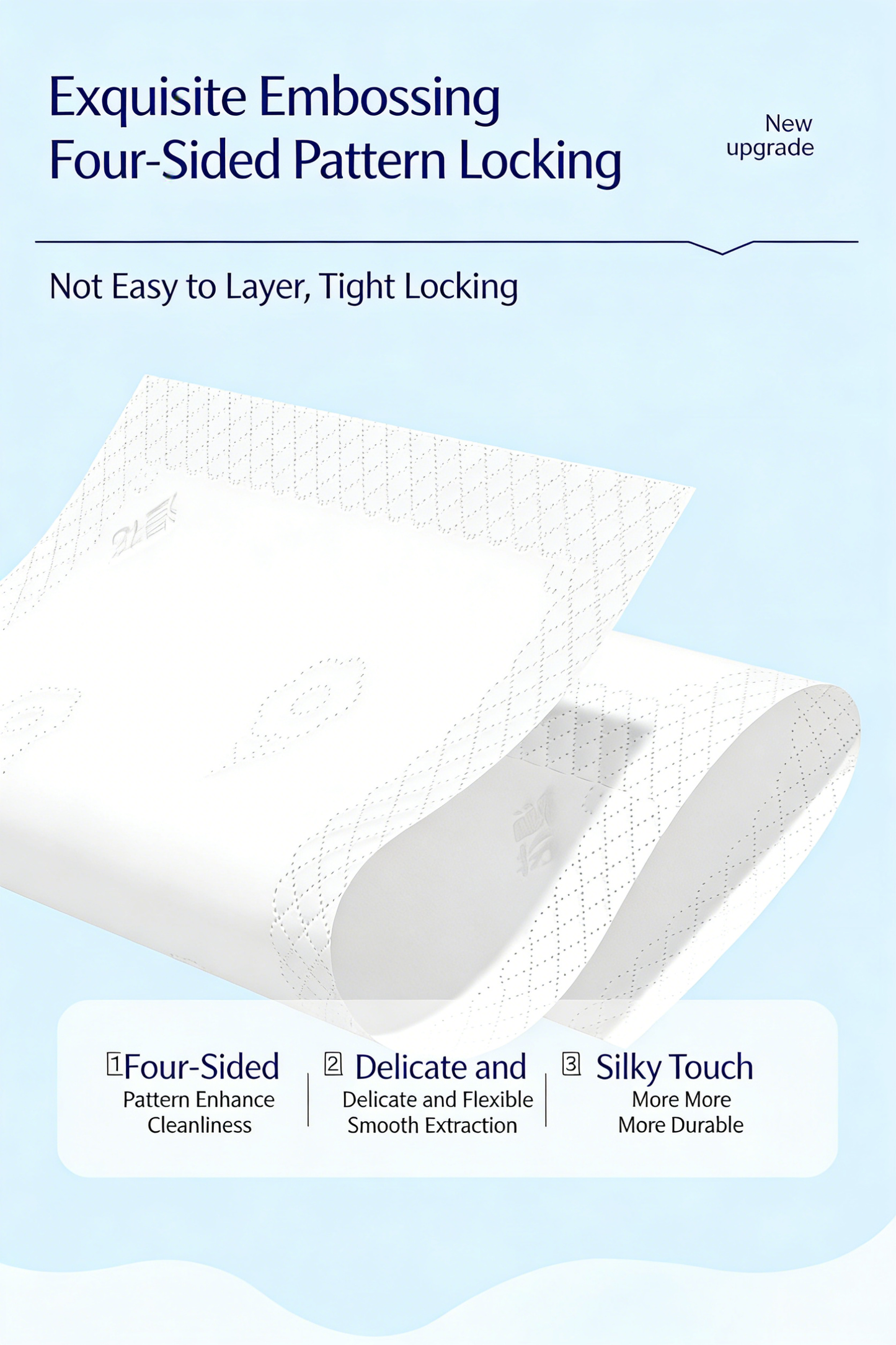 400 Sheets 5-Ply Thickened Virgin Wood Pulp Facial Tissue