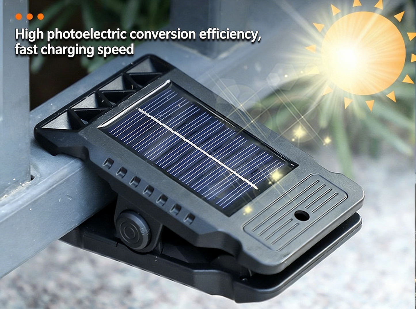 Mini Solar Clip-on Garden Light