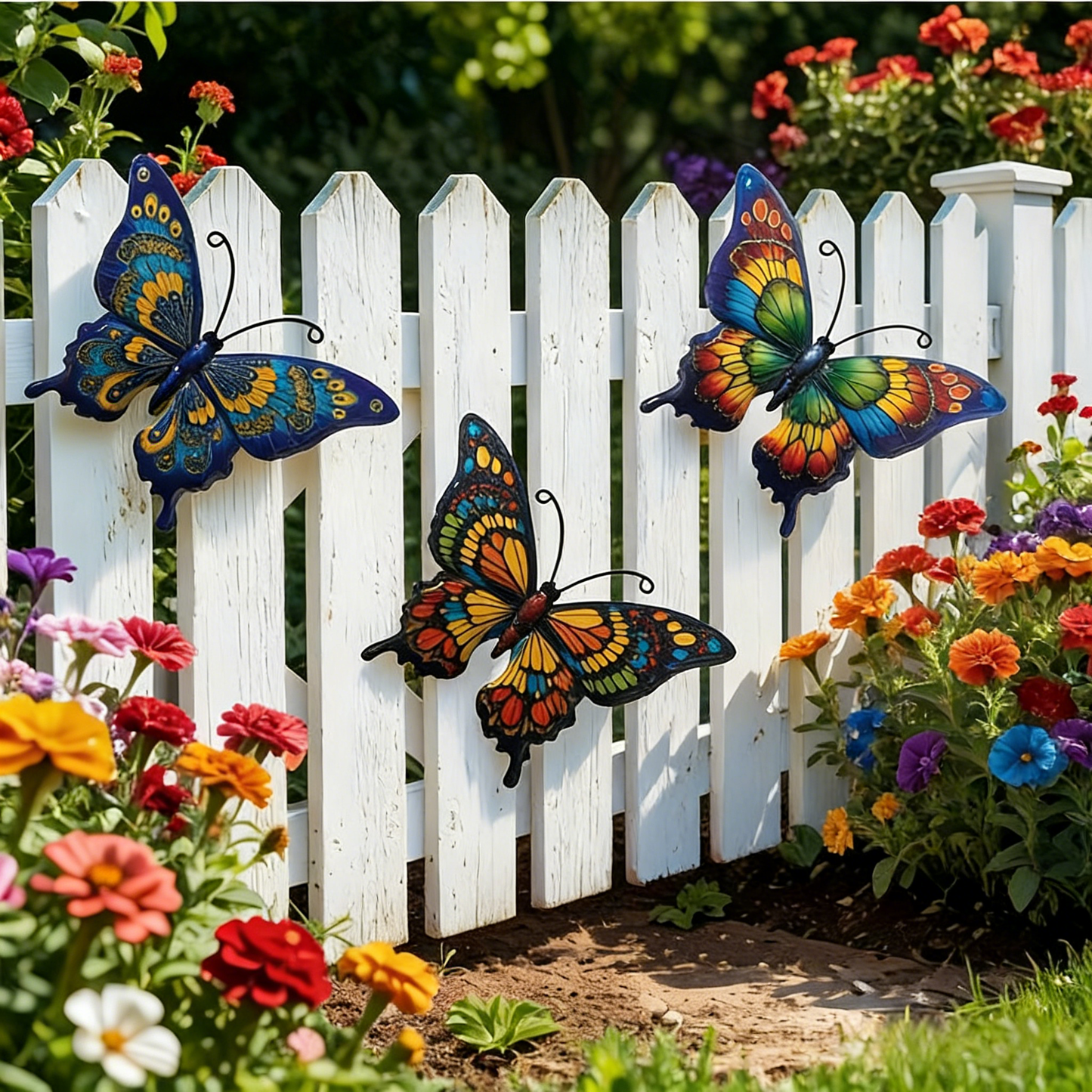 Butterfly-Shaped Acrylic Garden Decorative Ornament