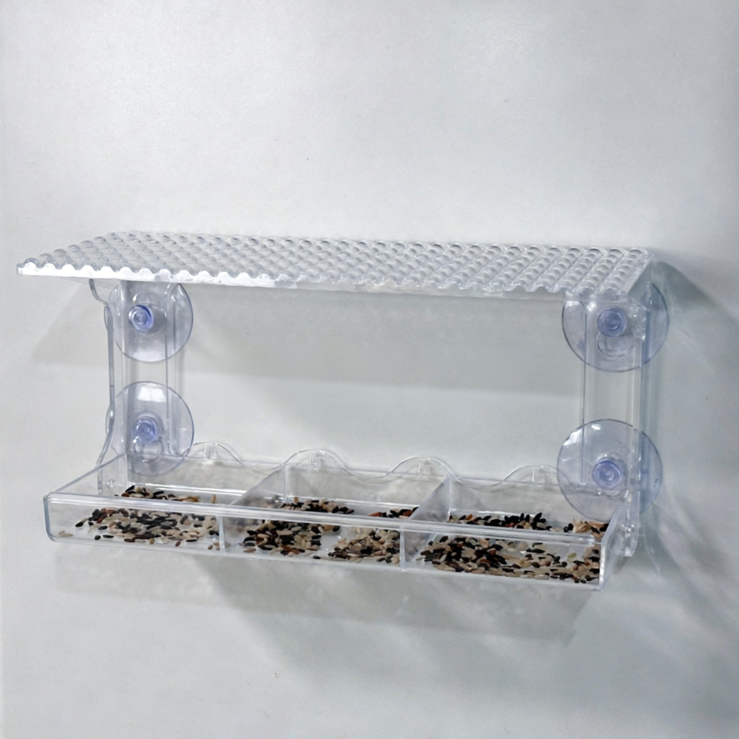 Outdoor Window-Style Transparent Bird Feeder