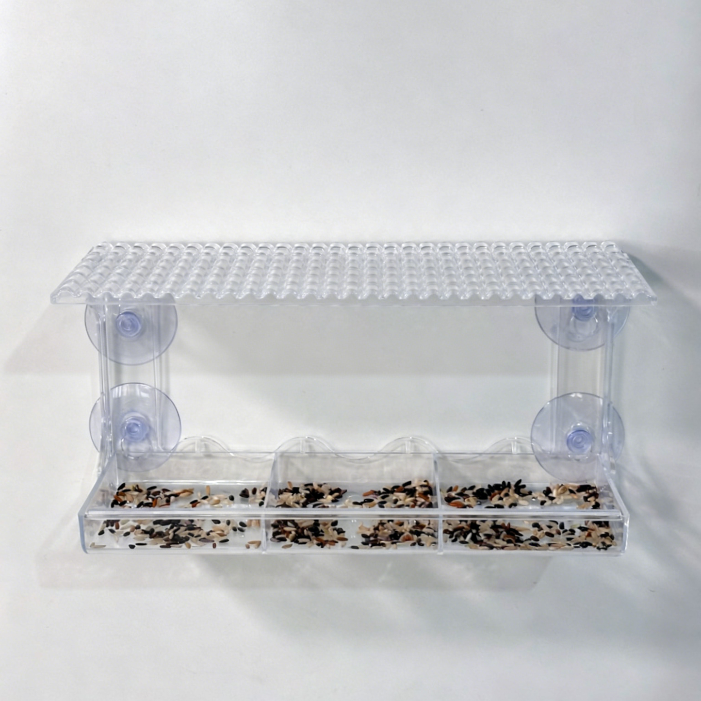 Outdoor Window-Style Transparent Bird Feeder