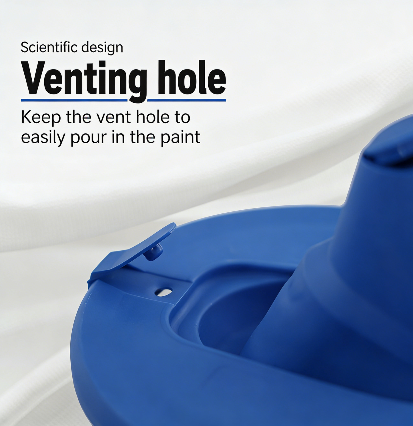 Multifunctional Foldable Paint Bucket Lid