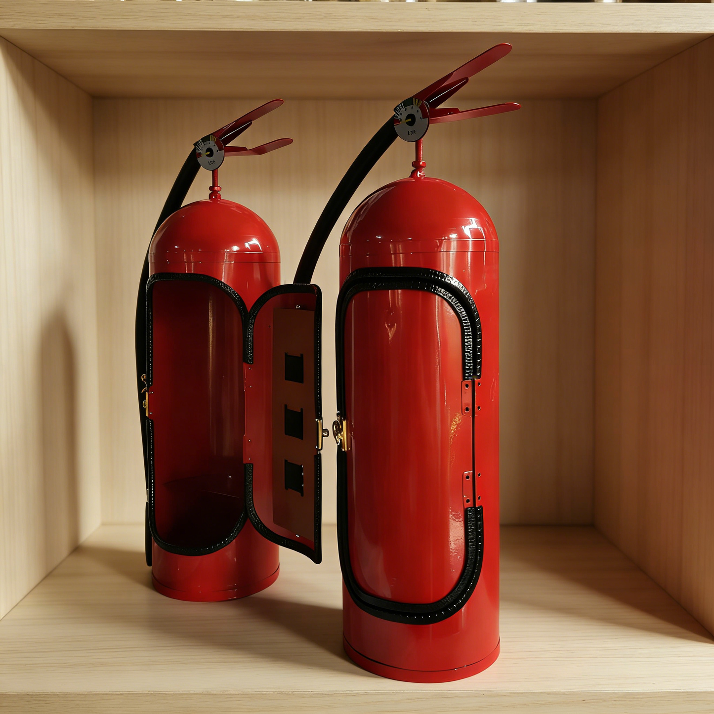 Personalized Fire Extinguisher-Shaped Mini Bar Ornament