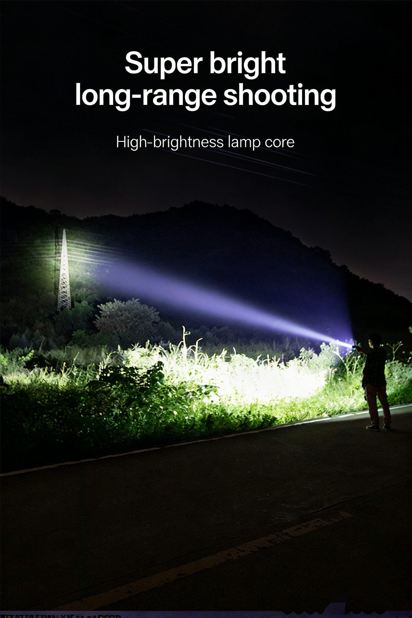 Mini High-Power USB Rechargeable Flashlight